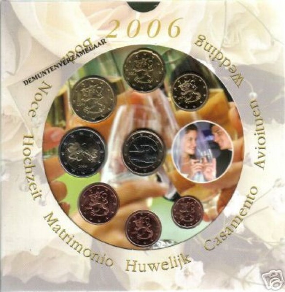 (afbeelding voor) Huwelijksset Finland 2006 BU uitgave De Ruiter